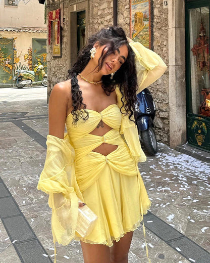 Amara | Twist Mini Dress