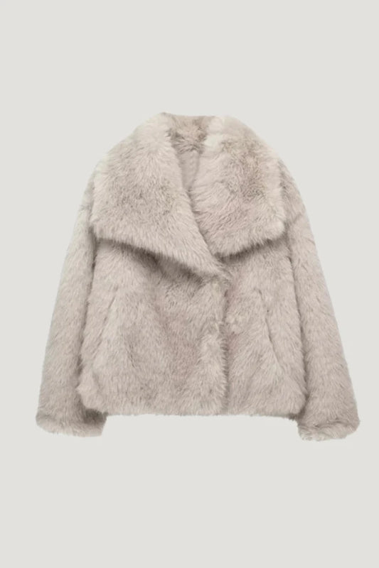 Faux Fur Oversized Coat