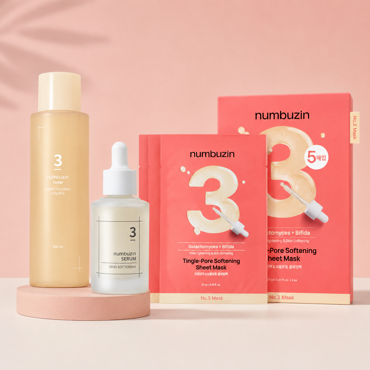 Numbuzin No.3 Pore Care 3 Step Routine Set