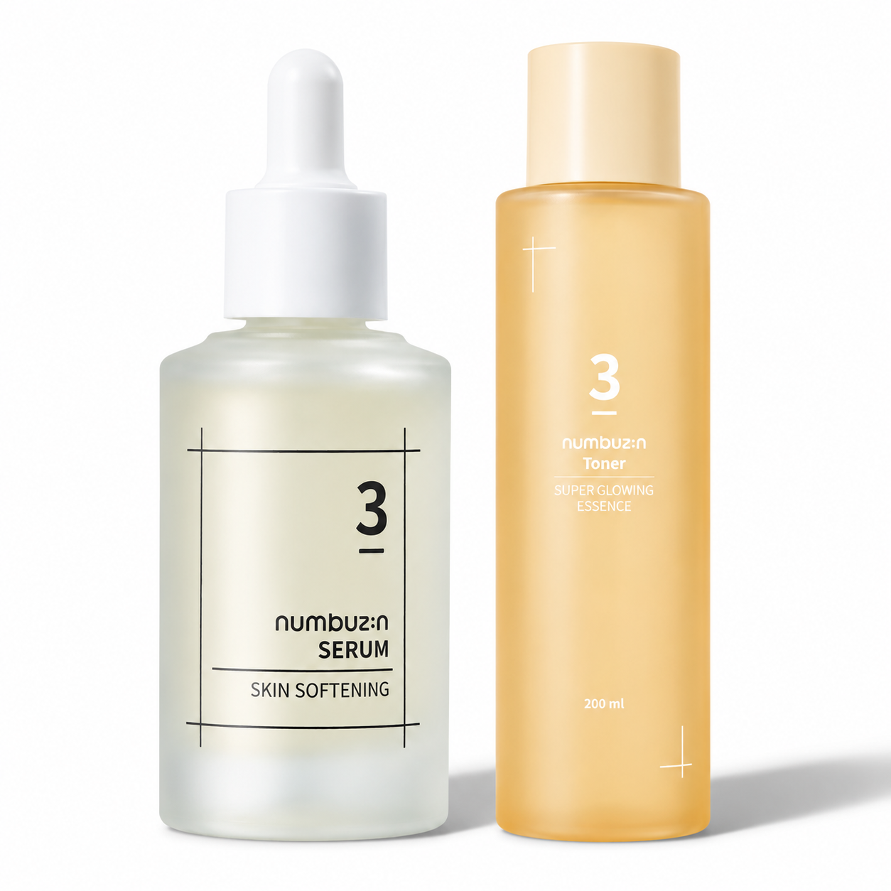 Numbuzin No.3 Pore Tightening Glass Skin Duo