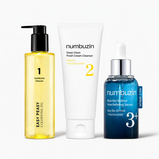 Numbuzin Pore Tightening Routine Set.