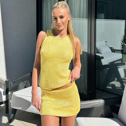 Arabella | Two Piece Mini Skirt Set