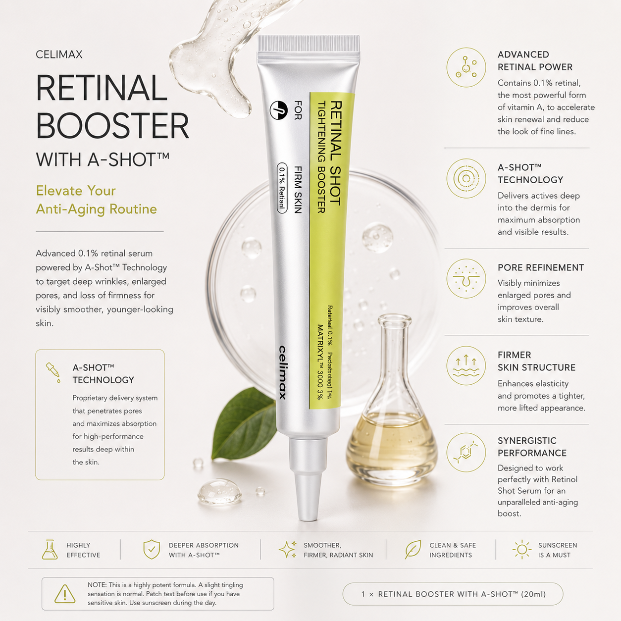 Celimax the Vita-A Retinal Shot Tightening Booster 15ml
